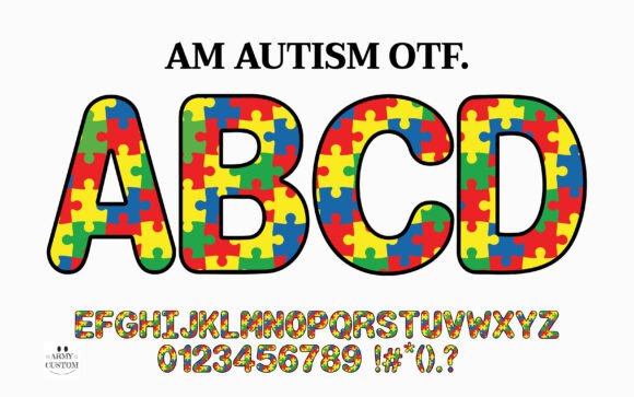 Am Autism: A Bold Typeface for Awareness