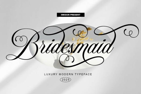 Bridesmaid: A Modern Script Typeface for Elegant Design