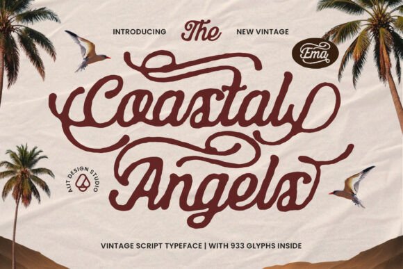 Coastal Angels: A Vintage Script for Modern Branding