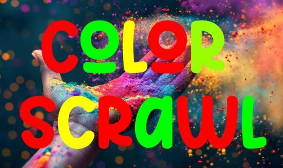 Color Scrawl: Unleashing Youthful Energy in Design