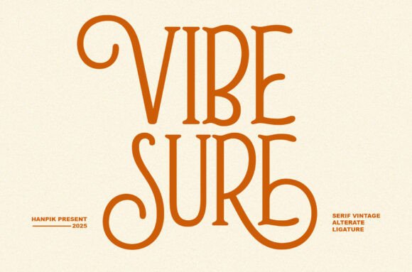 Elevate Your Design with Vibe Sure Typography