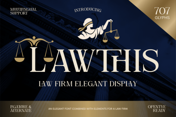 Lawthis: The Serif Font for Professional Branding