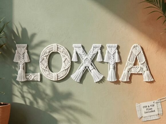 Loxia: The All-Caps Display Font for High-Impact Design