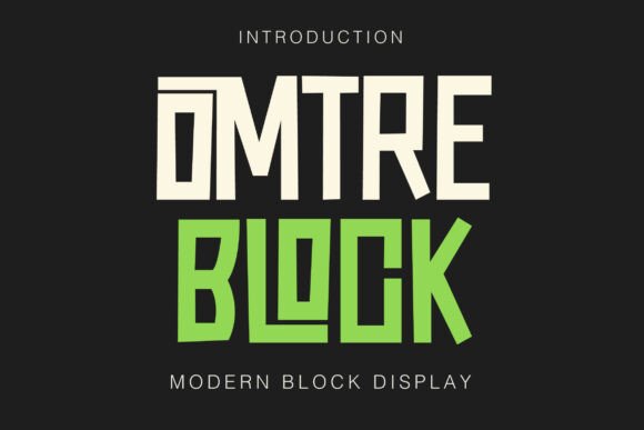 Omtre Block: Elevate Your Design with Modern Serif Luxury