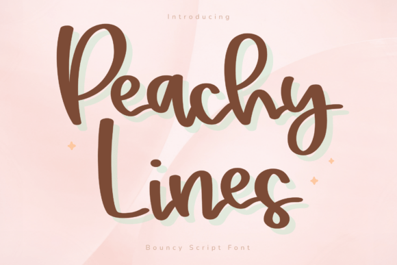 Peachy Lines: The Sweet Spot of Playful and Professional Typography
