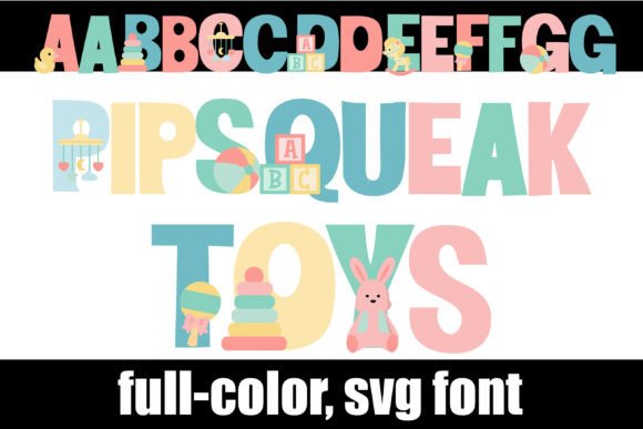 Pipsqueak Toys: A Playful SVG Font for Modern Design