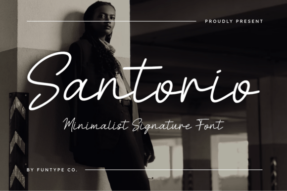 Santorio: Elevating Visual Design with Elegant Typography