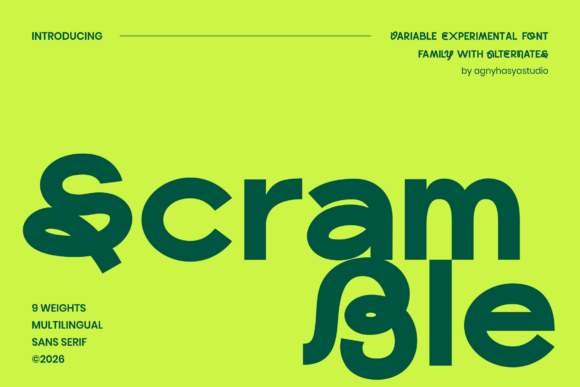 Scramble: Dynamic Typography for Modern Design