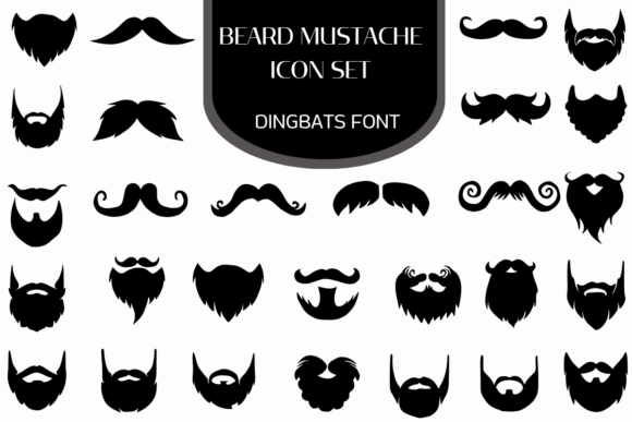 Sharpen Your Style with the Beard Mustache Icon Set