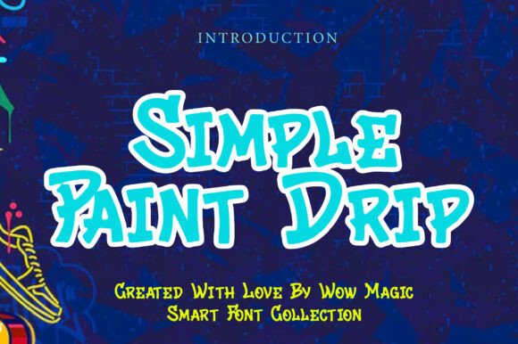Simple Paint Drip: Inject Urban Energy into Your Designs