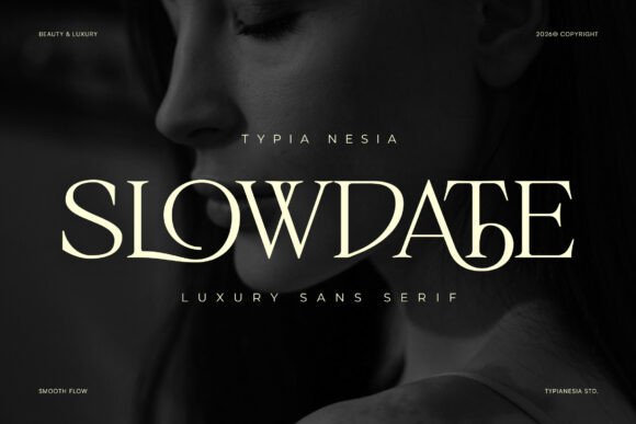 Slowdate: The Elegant Serif Font for Luxury Branding
