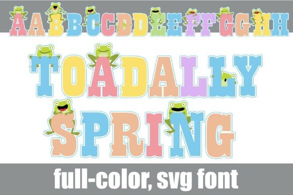 Toad-ally Spring: A Whimsical Typeface for Playful Branding