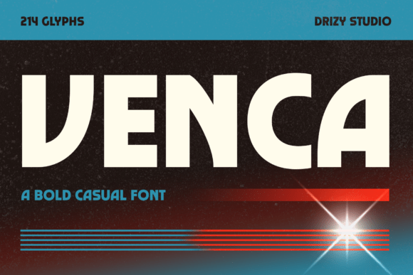 Venca Bold: The Expressive Font for Modern Design