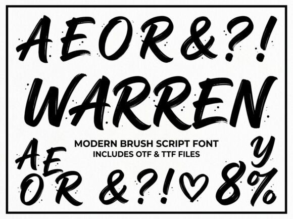 Warren: A Bold Display Font for High-Impact Design