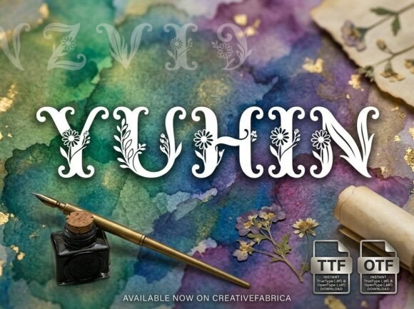 Yuhin: A Bold Display Font for Impactful Design